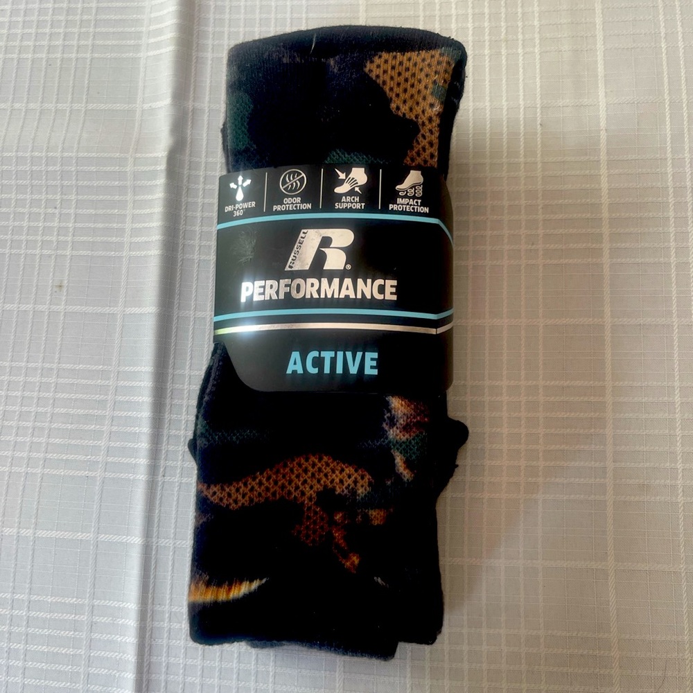 Boys crew socks Russell performance active